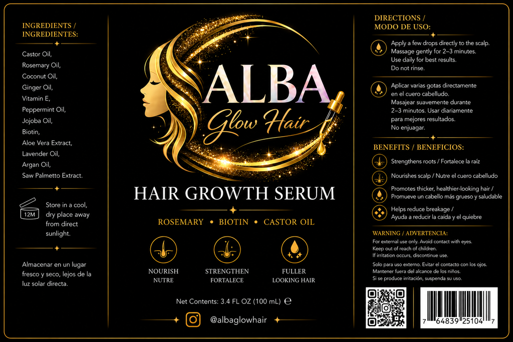 ALBA Glow Hair Growth Serum
